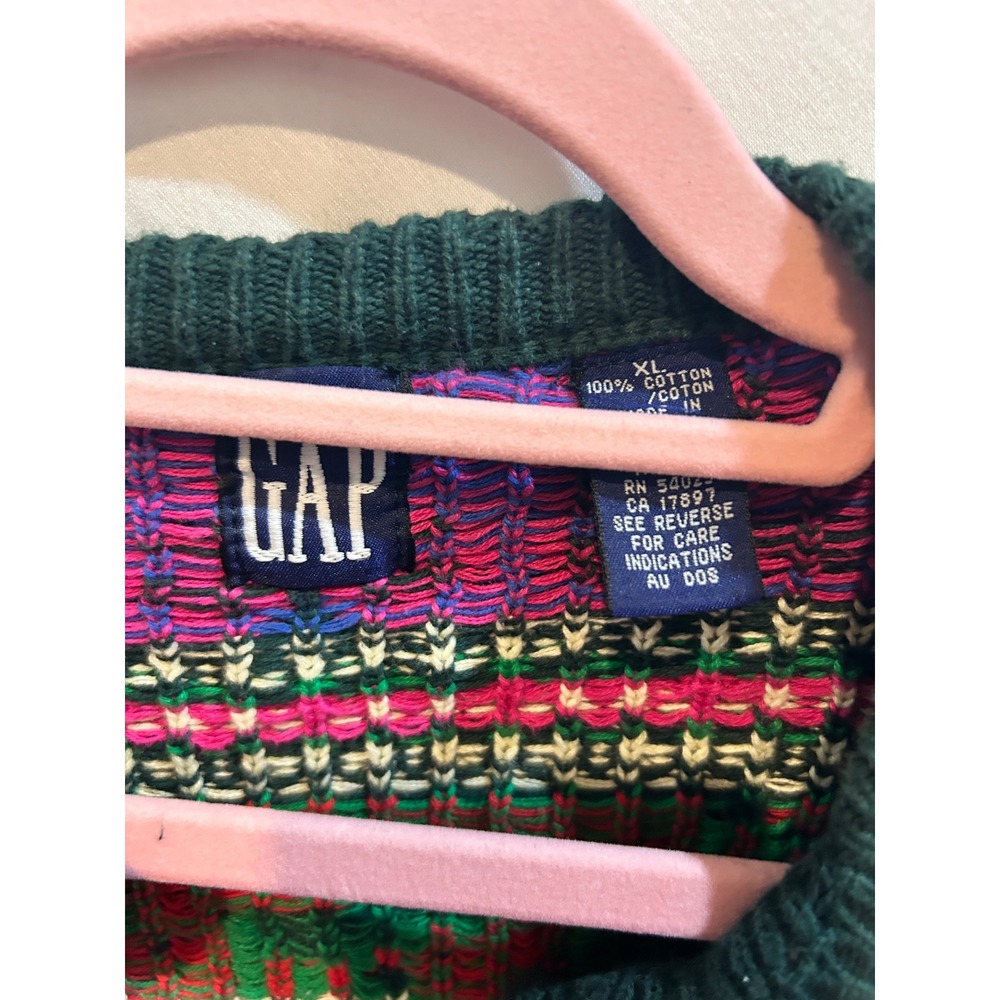 GAP Kids Multicolor Patterned Sweater - Picture 3 of 5